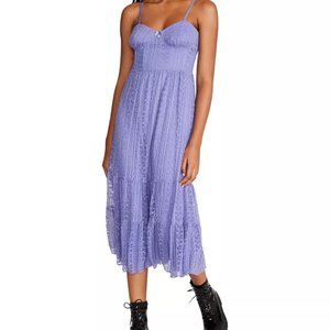 NWT - Betsey Johnson Ava Lace Corset Midi Dress